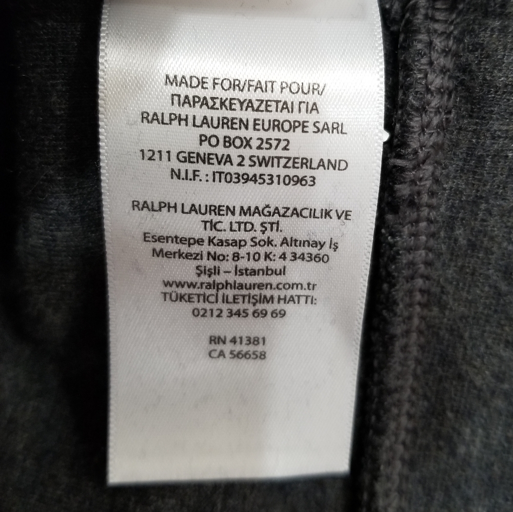 Polo Ralph Lauren ¼ Zip Soft Cotton Blend Pullover Top in Heathered Gray XL-XXL - Picture 11 of 15